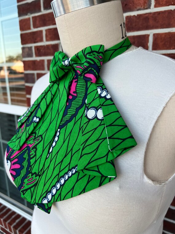 ankara bow tie for ladies