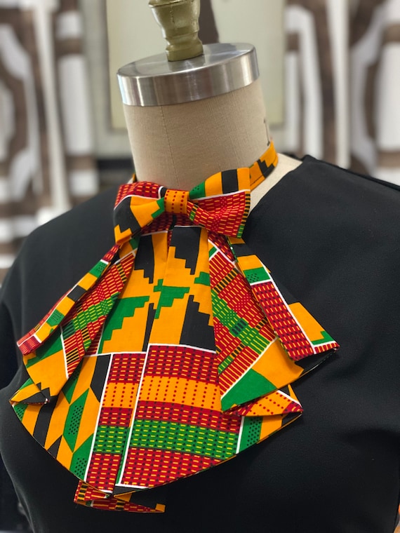 ankara bow tie for ladies