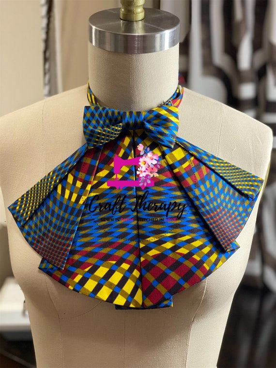 ankara bow tie for ladies