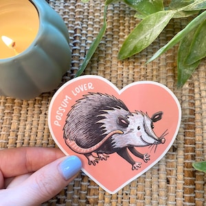 Possum Lover Vinyl Sticker