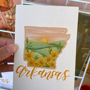 Stampa cartolina Arkansas 4x6