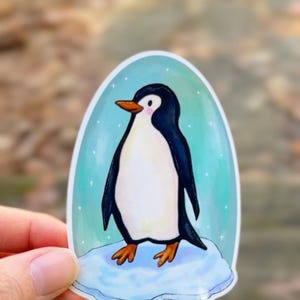 Penguin Vinyl Sticker