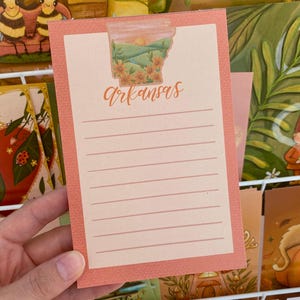 Arkansas Notepad 4x6