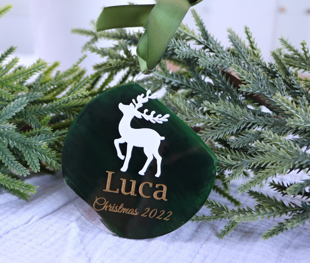 Acrylic Christmas Ornament Personalized Christmas Gift acrylic Ornament ...