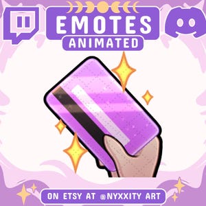 Animiertes & Statisches Kreditkarte Emote | Meme Emote für Twitch Chat und Stream | Animierte Emotes für Twitch + Discord | Twitch Emotes Animiert