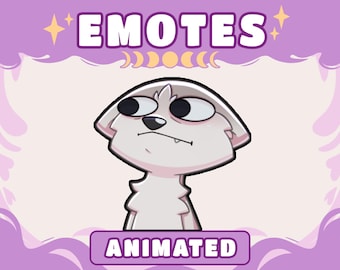 Wolf Twitch Emote | Animated Wolf Emote gif | White Wolf Emotes | Werewolf | Discord Emoji | Funny Streamer Emotes Meme | Nervous Emote Sus