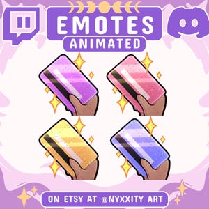 Animiertes & Statisches Kreditkarte Emote | Meme Emote für Twitch Chat und Stream | Animierte Emotes für Twitch + Discord | Twitch Emotes Animiert