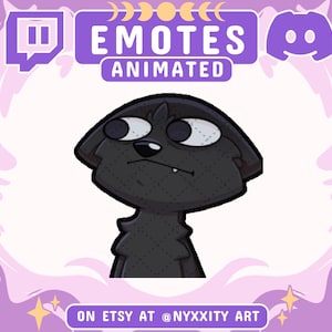 Animated + Static Wolf Twitch Emotes | Instant Download | Cool Custom Emojis for Streamers | Wolf Emotes for Discord, Youtube and Twitch