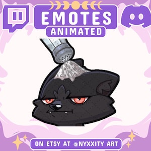 Animated + Static Wolf Twitch Emotes | Instant Download | Cool Custom Emojis for Streamers | Wolf Emotes for Discord, Youtube and Twitch