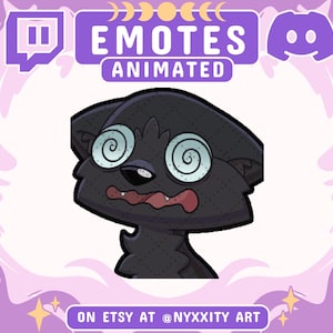 Animated + Static Wolf Twitch Emotes | Instant Download | Cool Custom Emojis for Streamers | Wolf Emotes for Discord, Youtube and Twitch