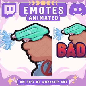 Emote animato BAD Spray Bottle Twitch: Emoji Meme Streamer (download digitale)