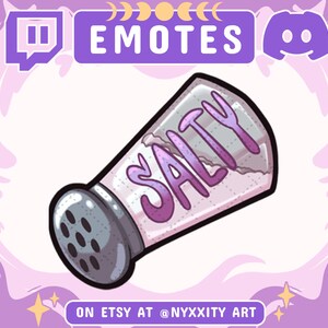 Salty Emote: Funny Meme for Twitch, YouTube, Discord (Digital Download)