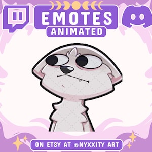 Animated + Static Wolf Twitch Emotes | Instant Download | Cool Custom Emojis for Streamers | Wolf Emotes for Discord, Youtube and Twitch