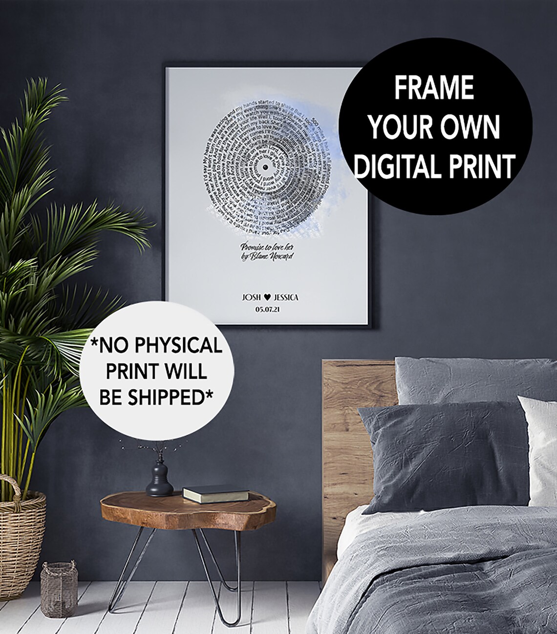 Custom Song Lyrics Print Custom First Dance Song Art Custom Etsy