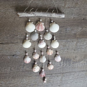 Boho Beach Décor Seashell Art Beach Theme Gift Seashell Wind - Etsy