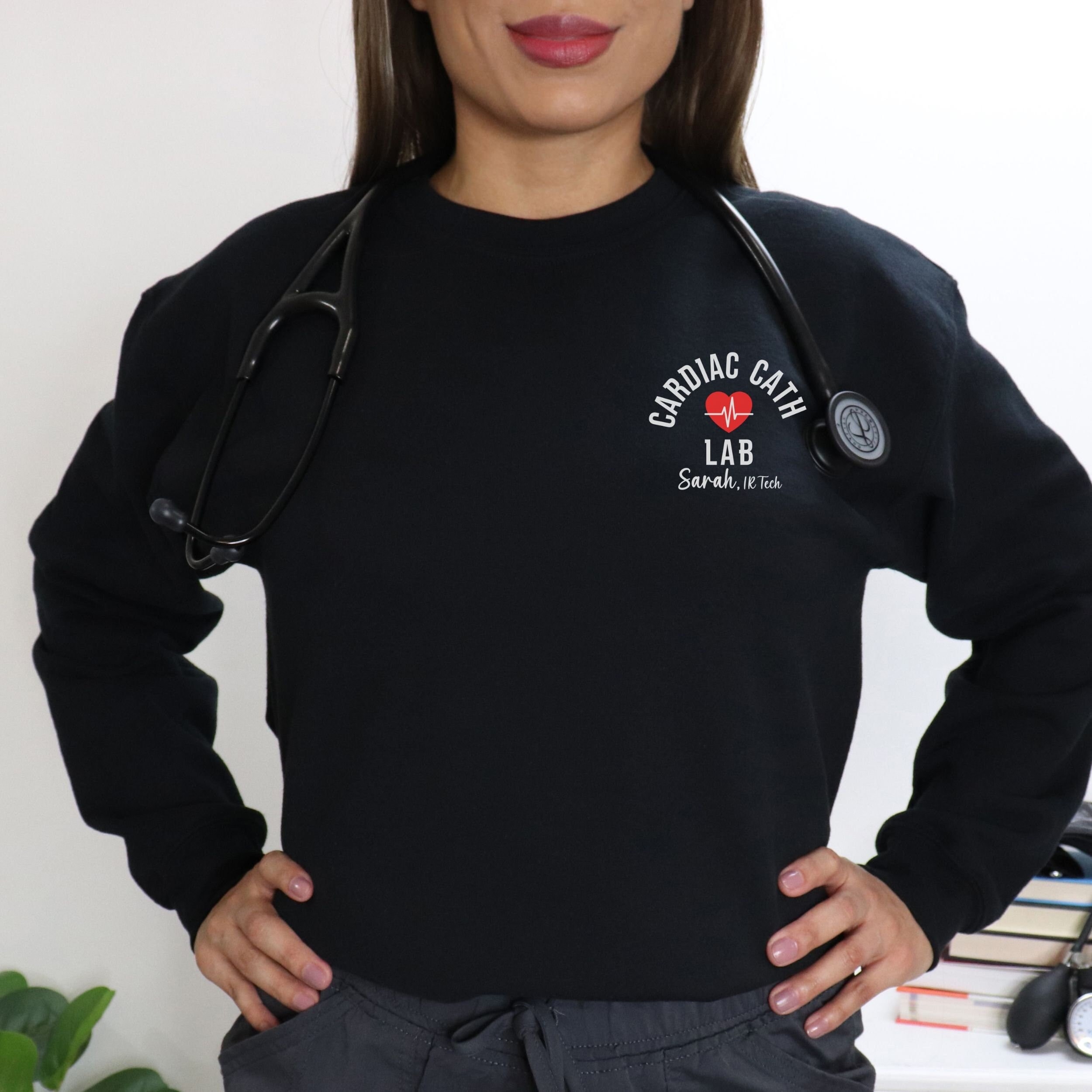 Personalized Cath Lab Shirt, Cath Lab Nurse Sweatshirt, Cath Lab Gift