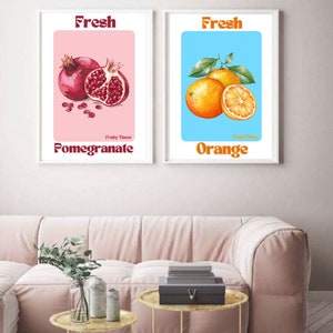 Pomegranate fruit digital print