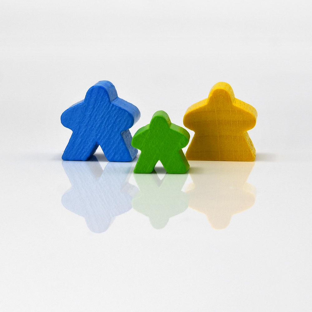 Meeple-standard 16x16x10mm [24 Colors] Wooden Token to Board Games - Etsy