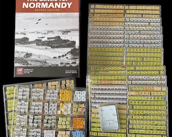 The Battle for Normandy: Organizer | Storage solution (2x8mm20c. + 2xStd_16mm_Sleeve_TRIPLE + 9xCTR-13)