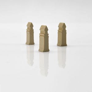 Torre del Mago 26 x 8 mm [Beige] Segnalino in legno per giochi da tavolo