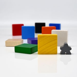 30x30x10 Big Blocks to Wargames / Wooden Tokens [15 colors]