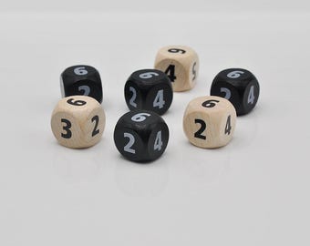 Number Dice Size 16mm [2 colors]