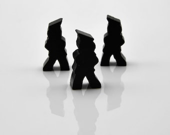 Scout / Policewoman 15x28mm Wooden token to board games/PnP