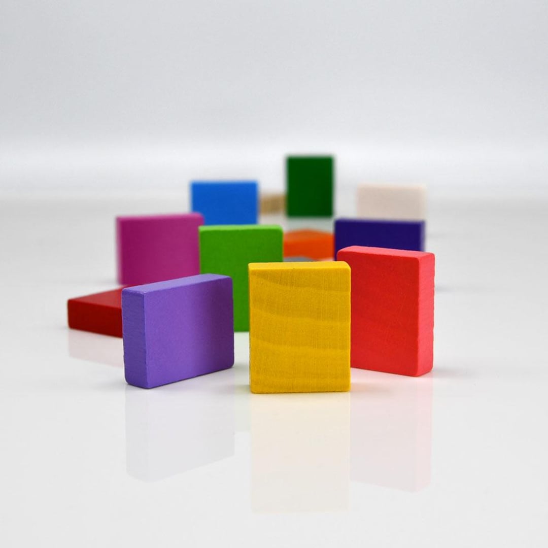 22x28x8mm Rectangle [17 Colors] Wooden Blocks to Wargames - Etsy