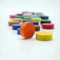 15mm Medium DISC [29 colors] Wooden Token to Board Games