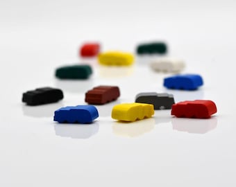 Space Train 20x8x10mm [9 colors] Wooden Token to Board Games
