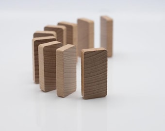 46x23x8mm Rectangle – Domino Tile [16 colors] Wooden Blocks