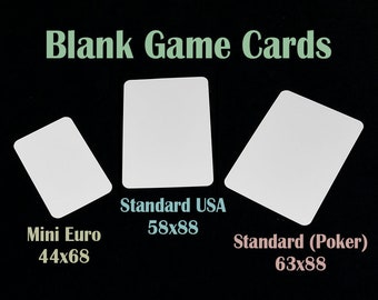 Blanko-Spielkarten