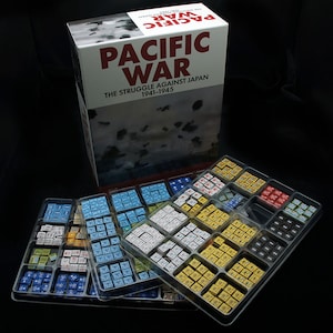 Pacific War Organizer | Storage solution | Wargame organizer (15mm20c. + 2x15mm20c.NoLid)