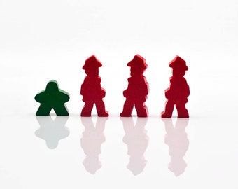 Sheriff / Toy Story / Fireman 13x30mm red wooden token to board games/PnP