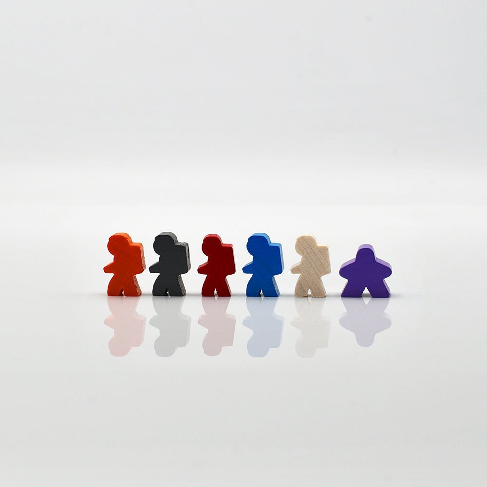 Astronaut / Space Traveler / Climber / Diver 13x21mm [22 Colors] Wooden ...