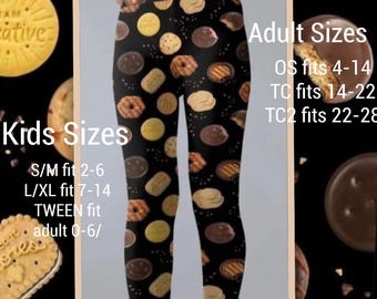 Cookie adult and kids leggings