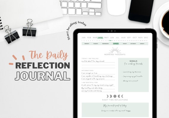 The Daily Reflection Journal | Start healing today!