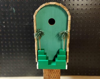 Handcrafted Modern Cedar Birdhouse – Easy Clean Out, Oregon Handcrafted. - UNIQUE