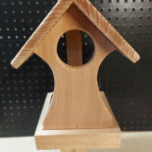 All Western Red Cedar - Open Sided Bird Feeder (136) -All our creations are Unique, ONE OF A KIND. Never make anything twice! (136)