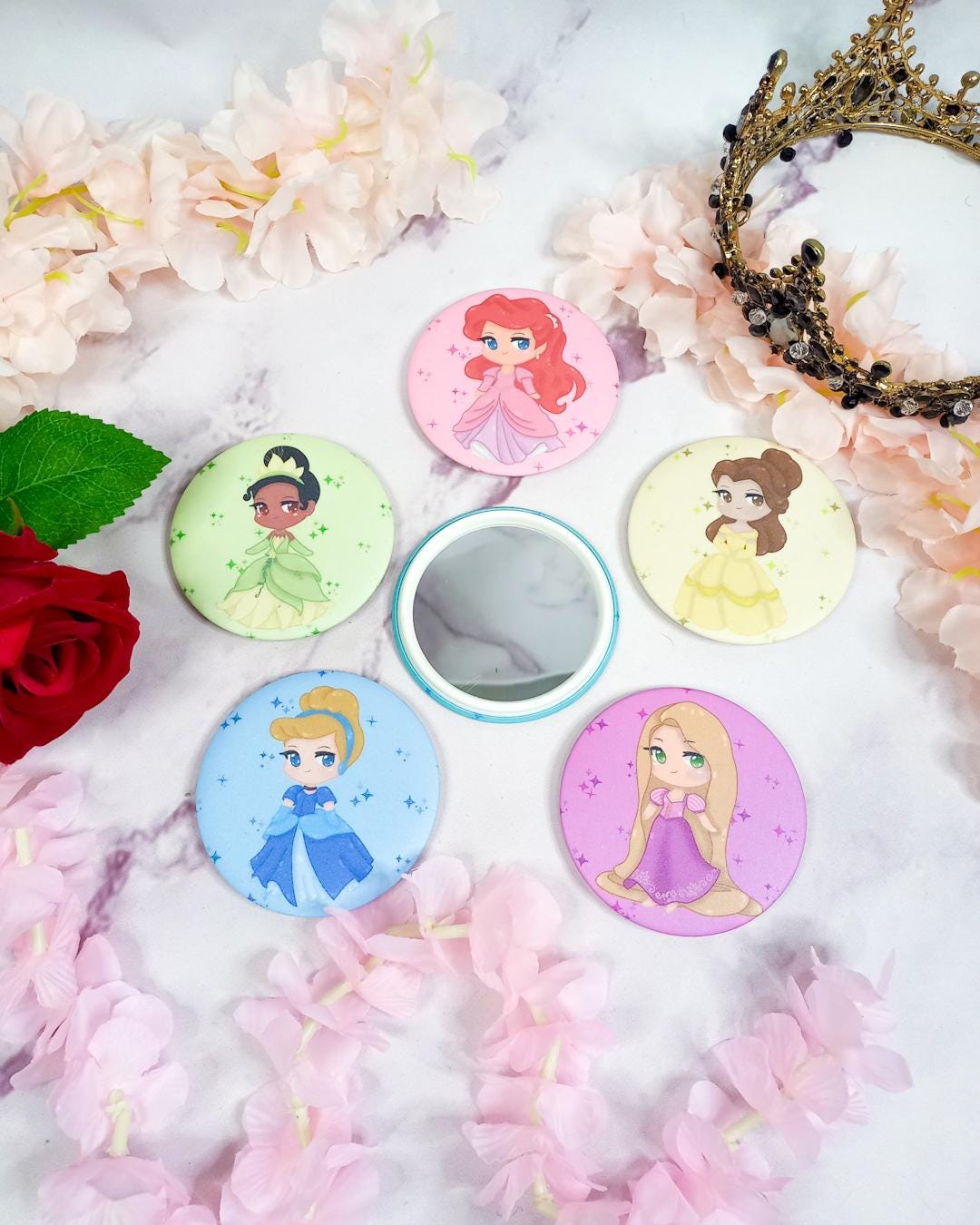 Disney Princess Mirror Etsy
