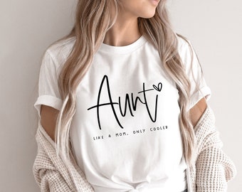 Auntie Heart Auntie shirt, Aunt shirt, Auntie T shirt, Aunt shirts, Pregnancy announcement, Best Auntie ever, Mothers day gift