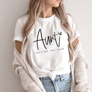 Auntie Heart Auntie shirt, Aunt shirt, Auntie T shirt, Aunt shirts, Pregnancy announcement, Best Auntie ever, Mothers day gift