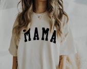 Comfort Color Mama Shirt Mom Shirt, Mommy Shirt, Mama T-Shirt, Cute Mom Shirt, Mother 39 s Day Gift, Mom Life Shirt, Girl Mama Shirt