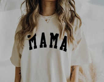 Comfort Color Mama Shirt | Mom Shirt, Mommy Shirt, Mama T-Shirt, Cute Mom Shirt, Mother's Day Gift, Mom Life Shirt, Mama Shirt