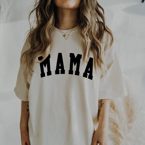 Comfort Color Mama Shirt | Mom Shirt, Mommy Shirt, Mama T-Shirt, Cute Mom Shirt, Mother's Day Gift, Mom Life Shirt, Mama Shirt