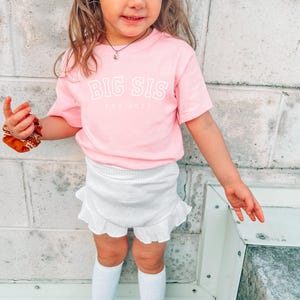 Big Sister To Be, Big Sister Announcement, Big Sister Shirt, Pregnancy Reveal Shirt, Big Sister Shirt, Sister Shirt bild 2