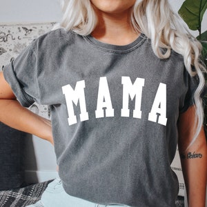Comfort Color Mama Shirt Mom Shirt, Mommy Shirt, Mama T-shirt, Cute Mom ...
