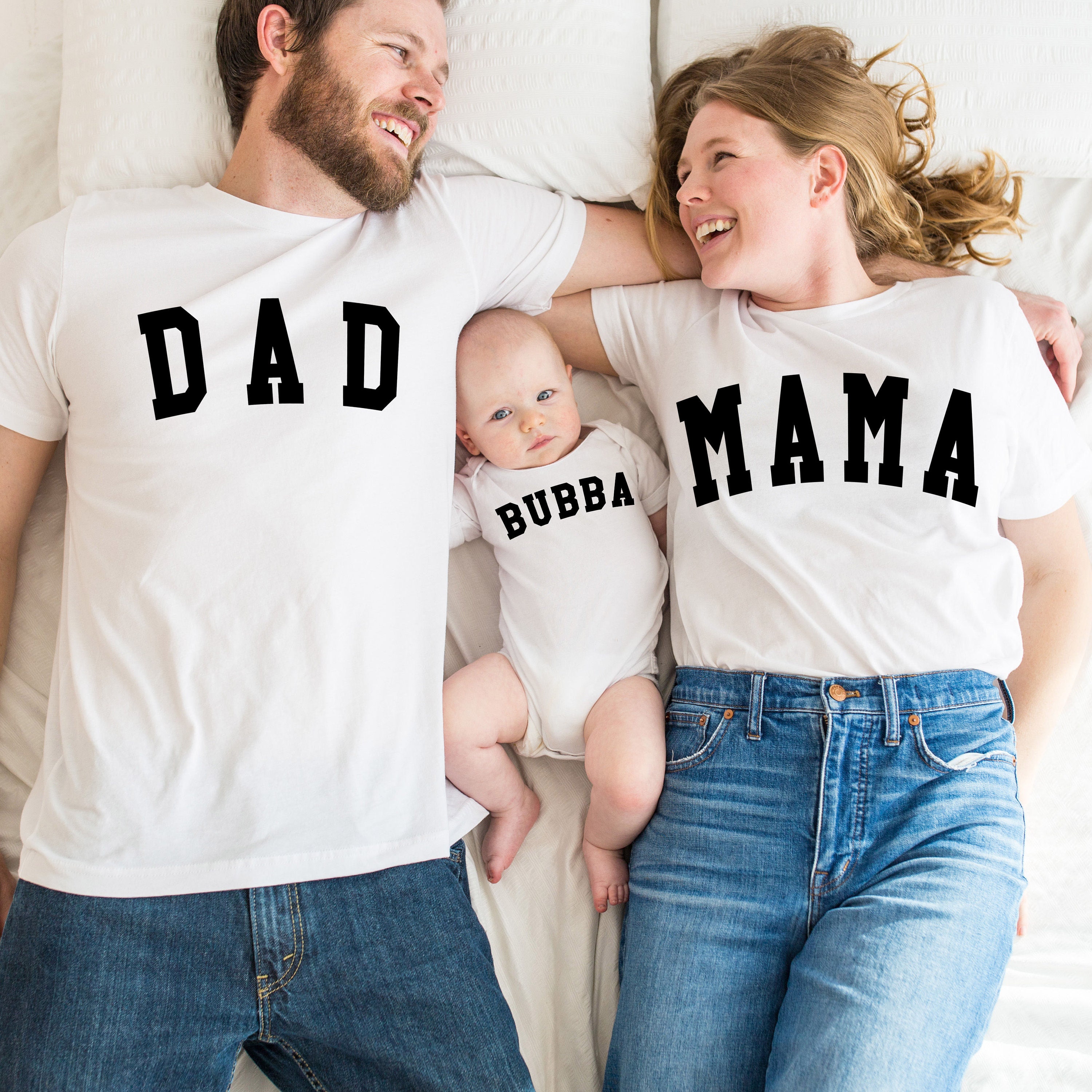 Mama daddy 2025 baby shirts