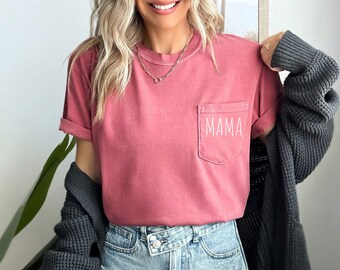 ♡様　購入専用ページ Mama Shirt, Comfort Colors Mama Shirt, Pocket Mama Shirt