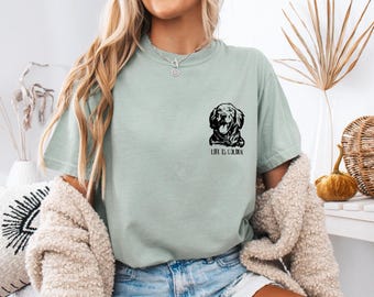 Comfort Colors Life is Golden Retriever Shirt, Golden Mama Shirt, Golden Retriever Gifts, Dog Tshirt, Gift for Golden Owner T Shirt